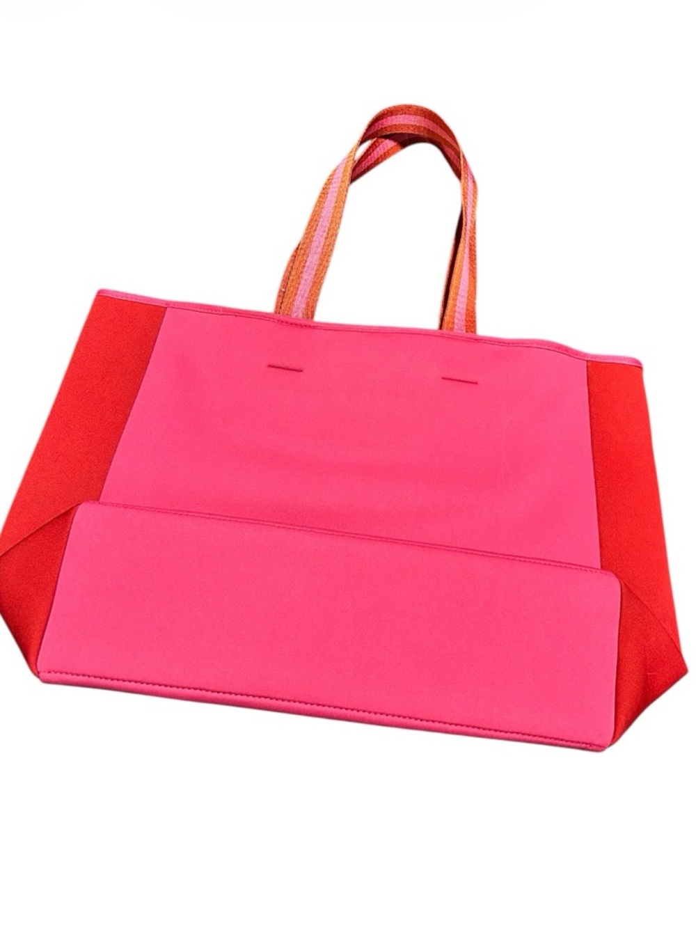 NWT Summersalt The Perfect Beach Tote Hibiscus And Lava Neoprene